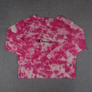 Champion Shirt‎ Women's Medium Pink Tie Dye